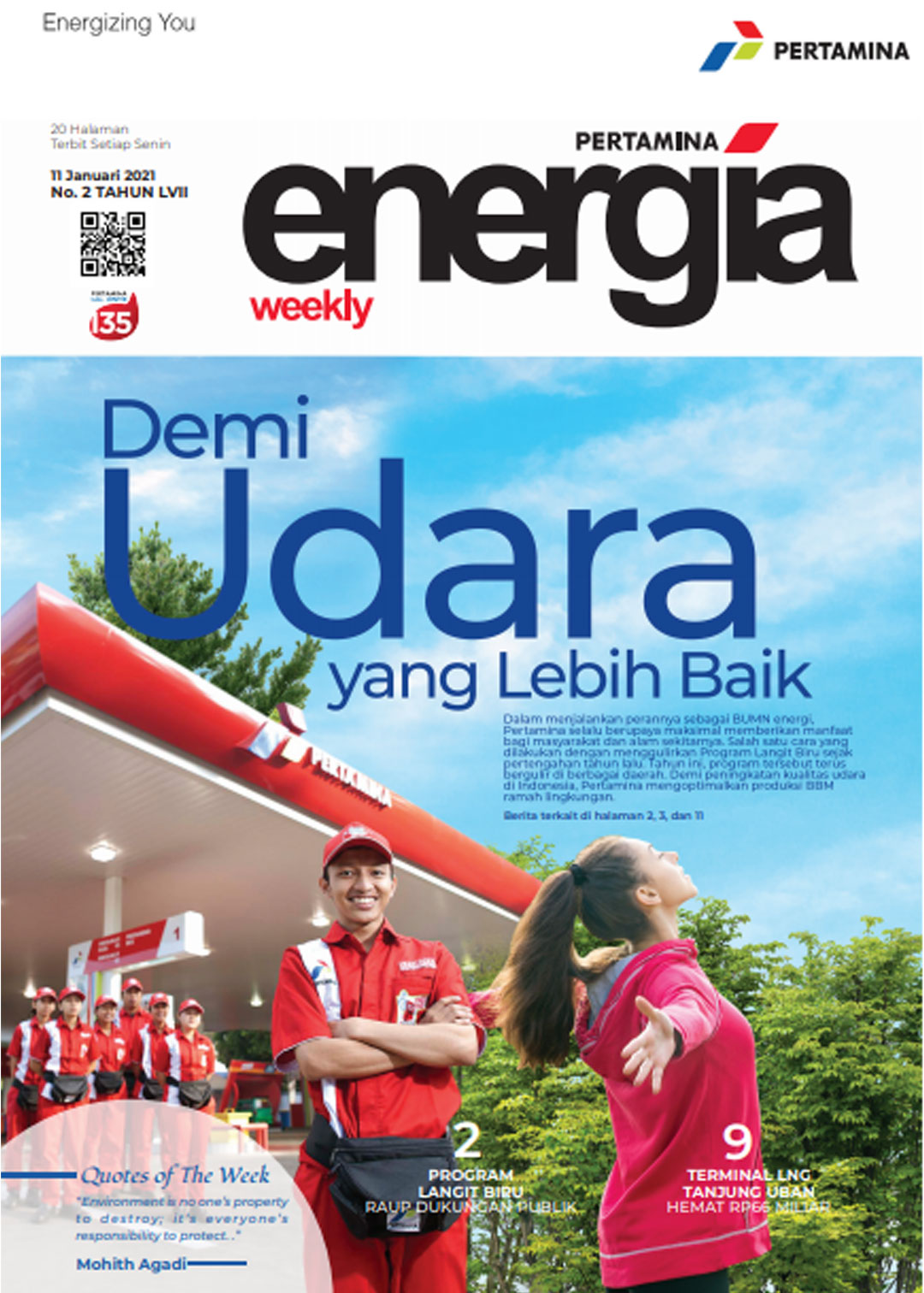 Energia Weekly 2nd Week of January 2021
