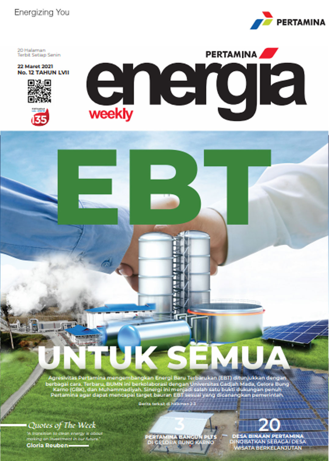 Energia Weekly 4th Week of March 2021