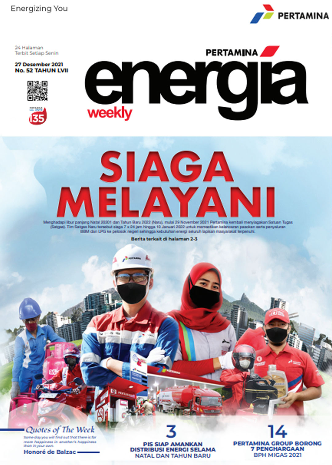 Energia Weekly 4th Week of December 2021