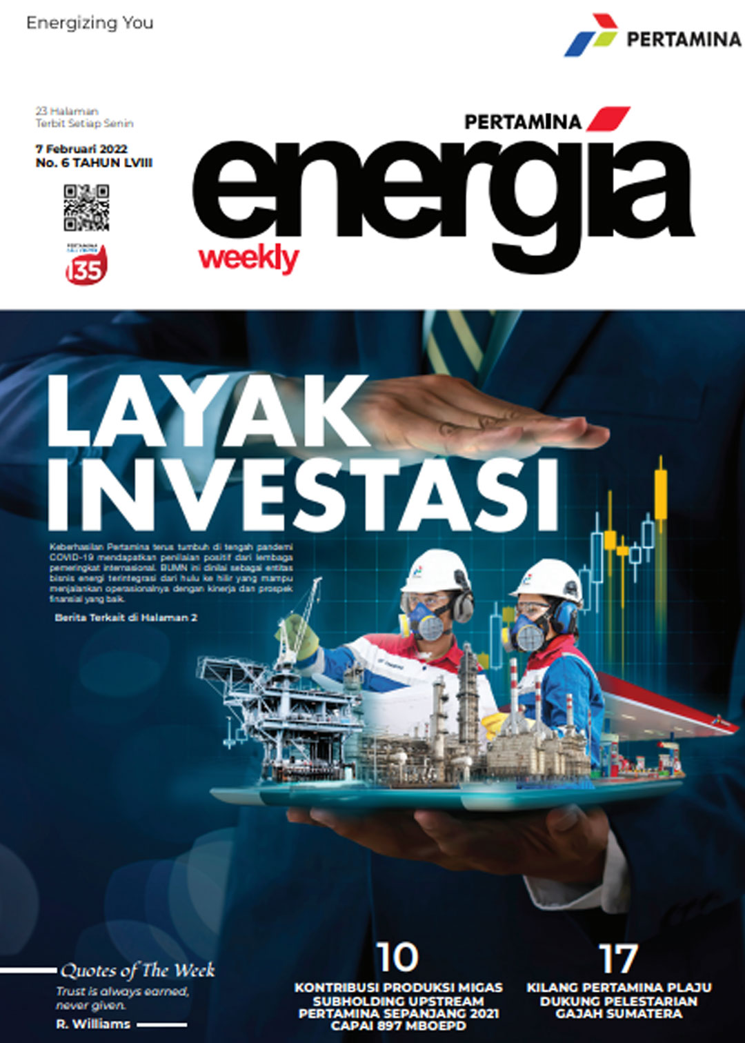 Energia Weekly 1st Week of February 2022