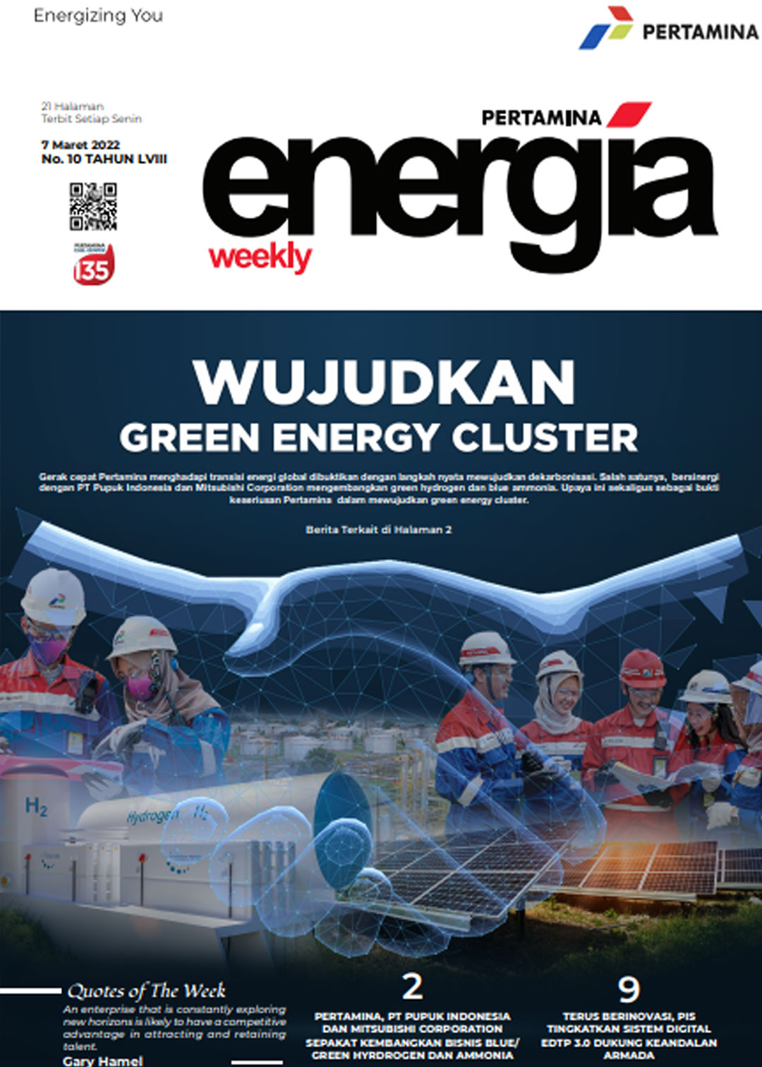 Energia Weekly 1st Week of March 2022