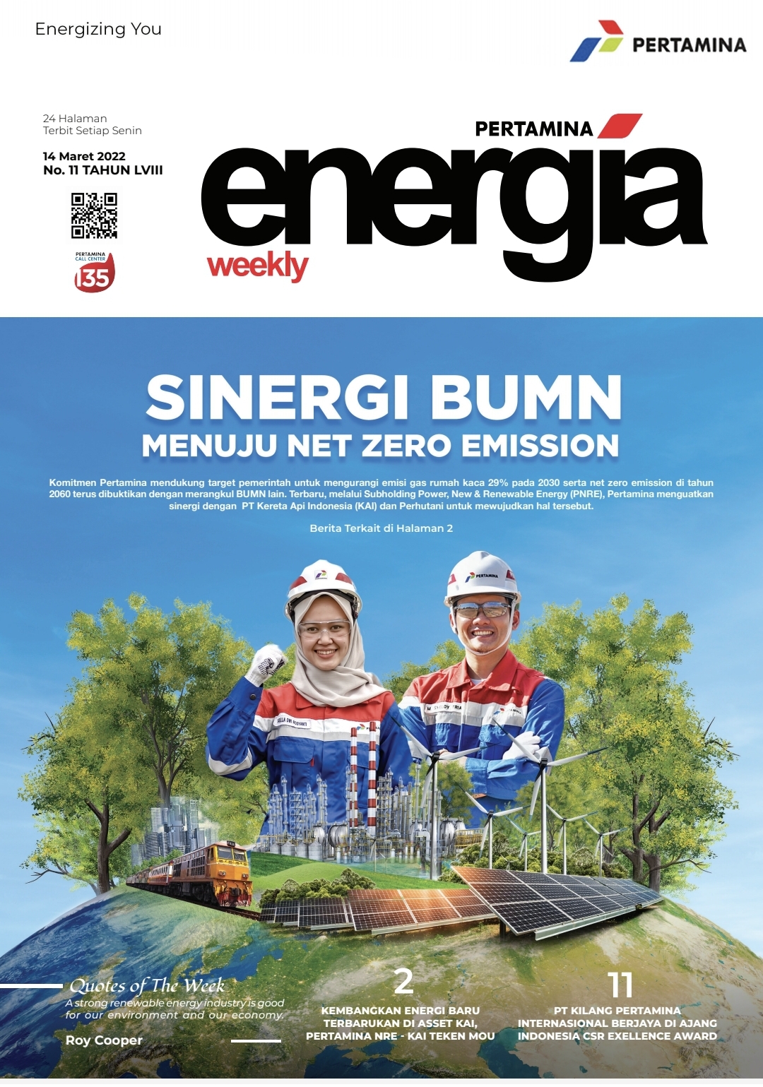 Energia Weekly 2nd Week of March 2022