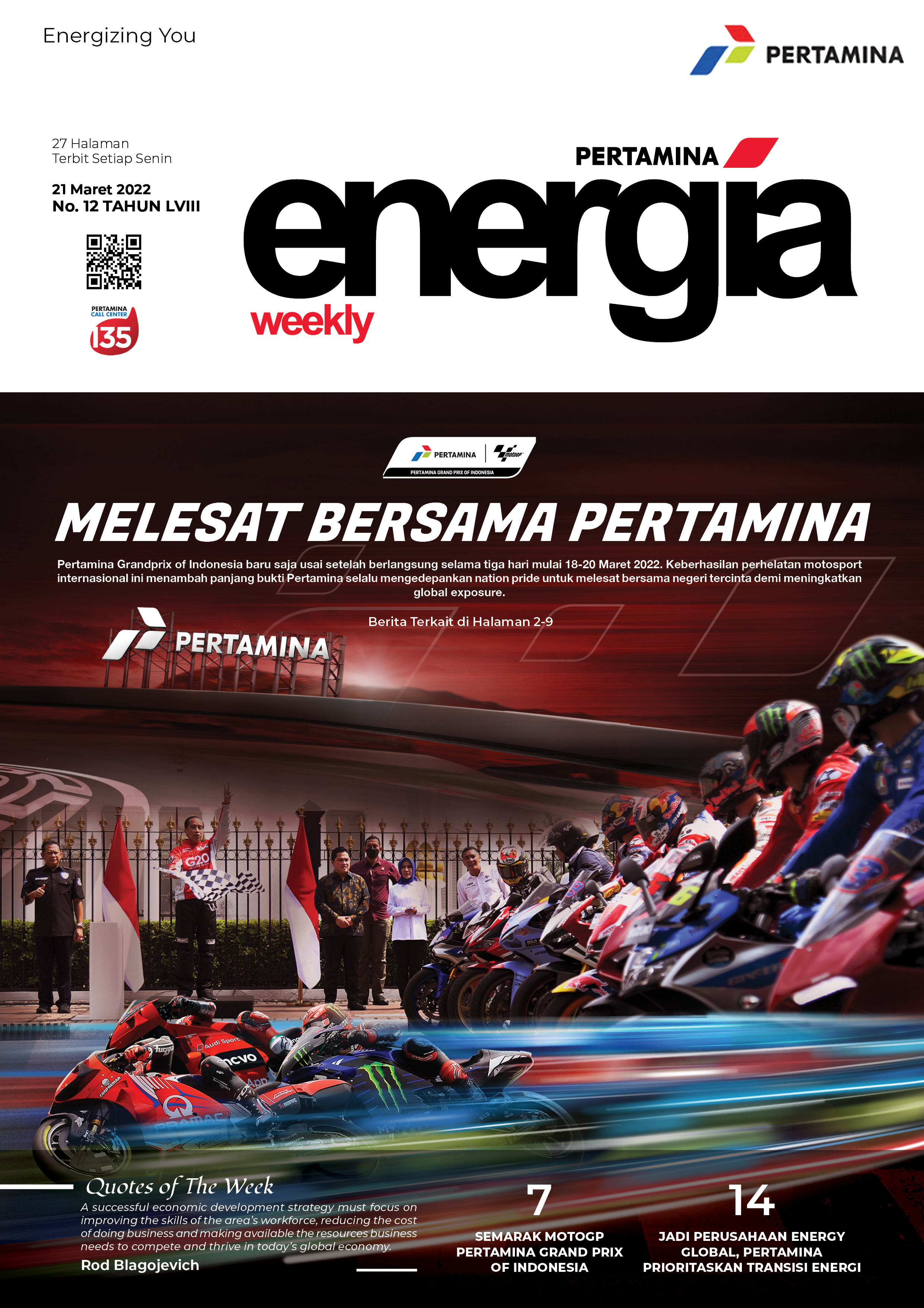 Energia Weekly 3rd Week of March 2022