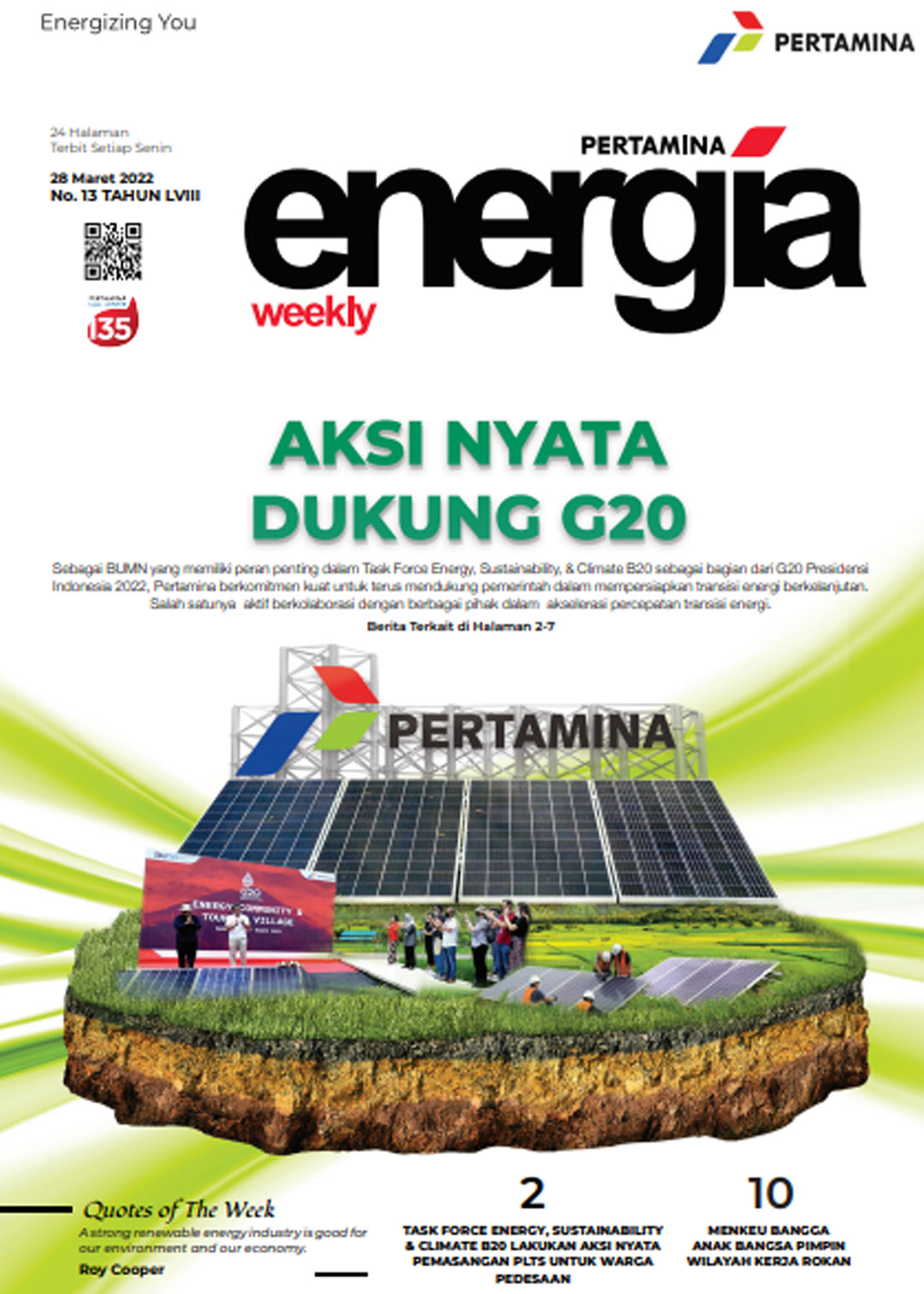 Energia Weekly 4th Week of March 2022
