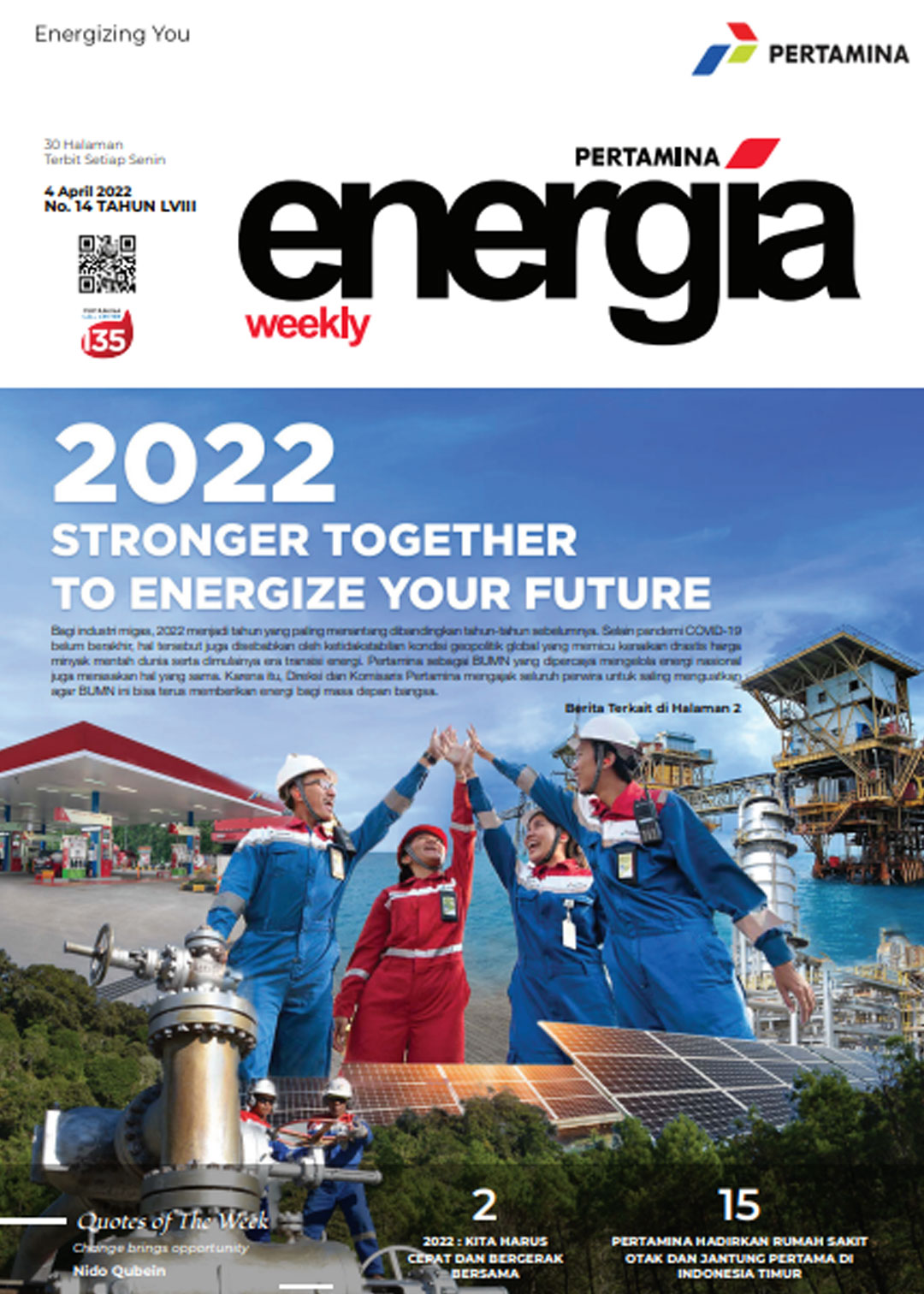 Energia Weekly 1st Week of April 2022