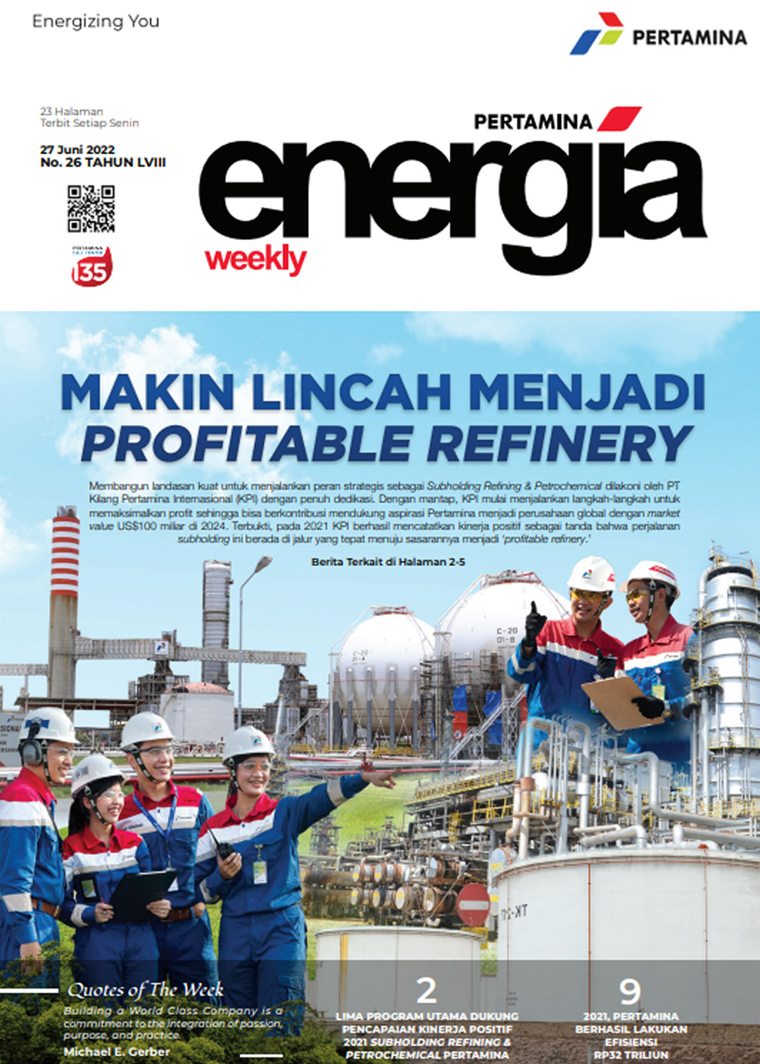 Energia Weekly 4th Week of June 2022