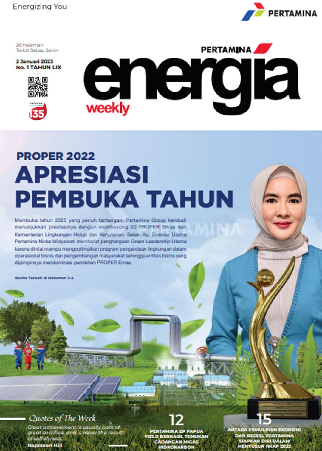 Energia Weekly 1st Week of January 2023