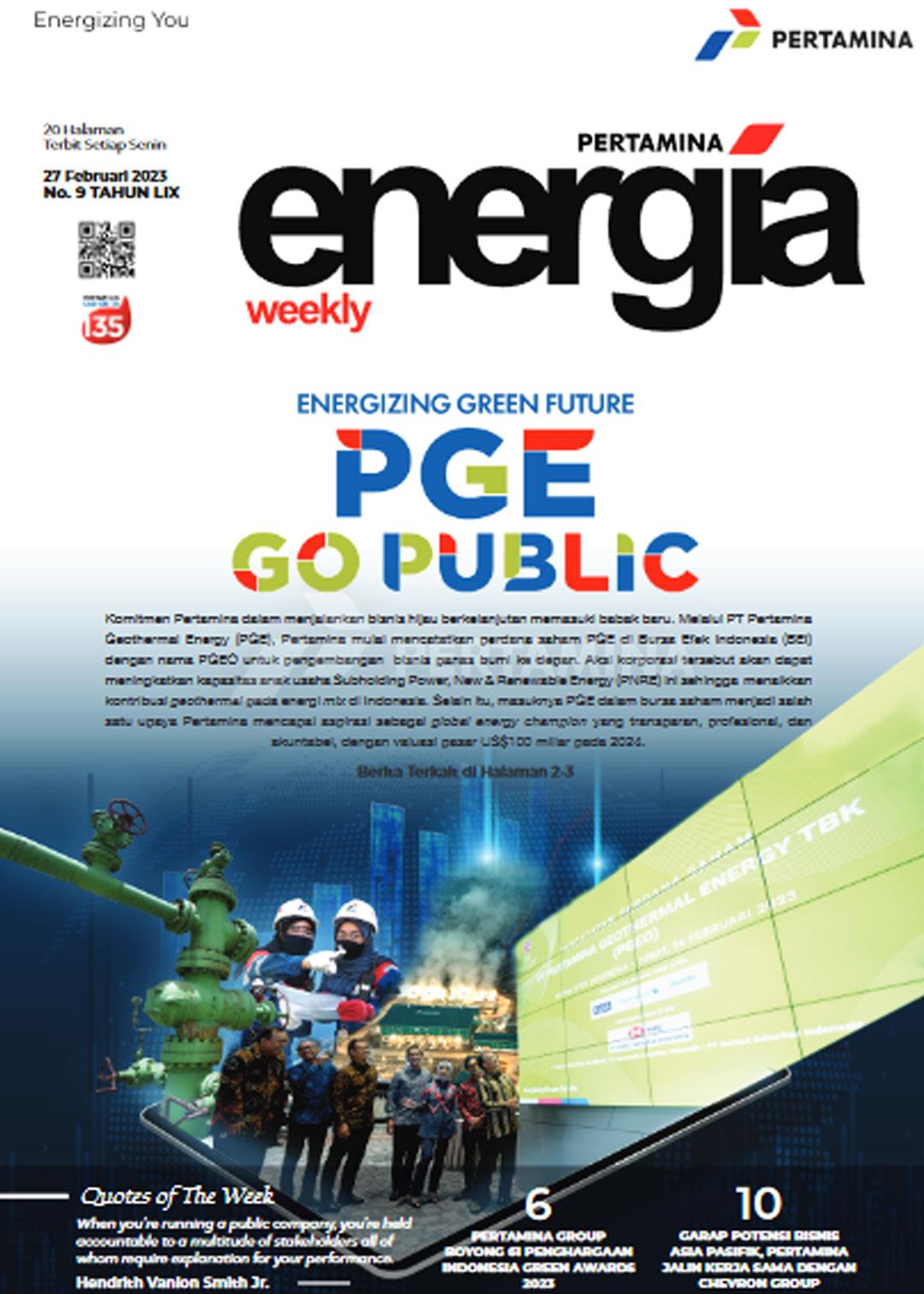 Energia Weekly 4th Week of February 2023