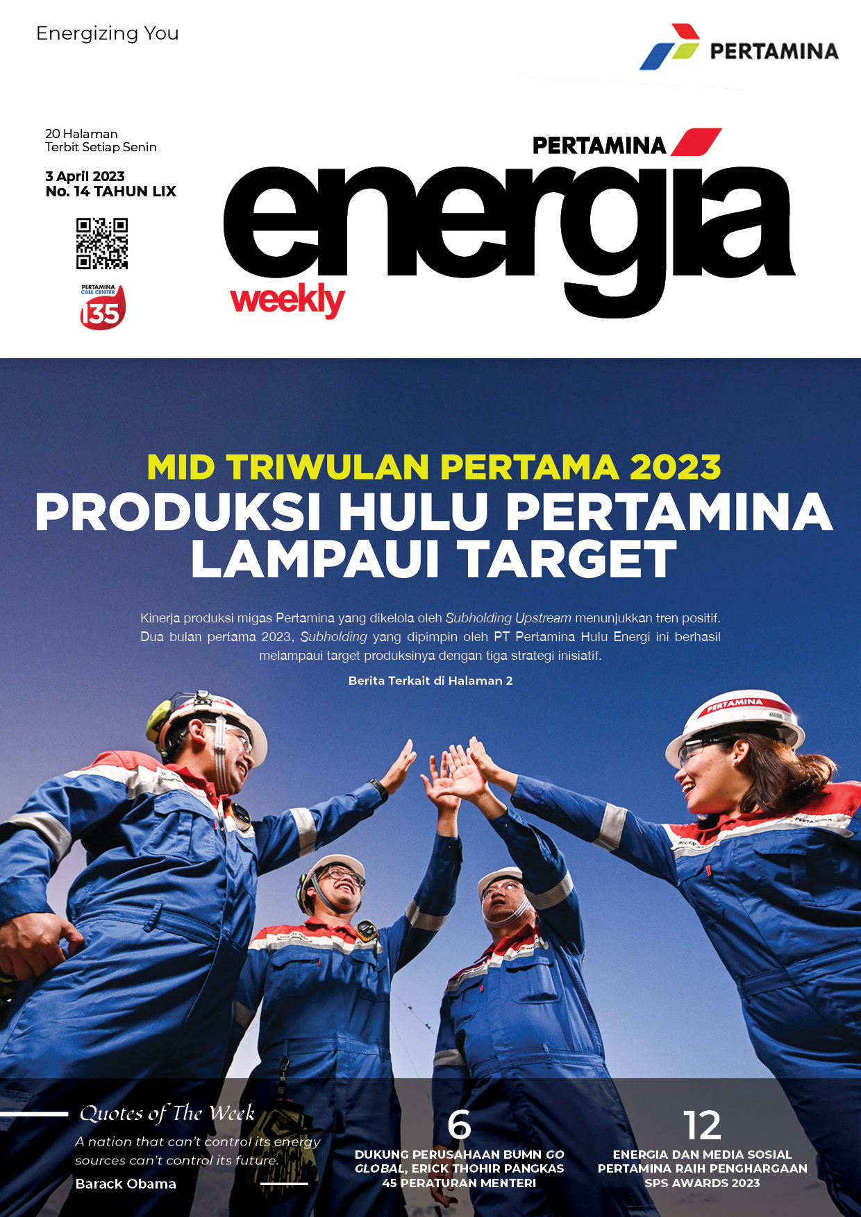 Energia Weekly 1st Week of April 2023