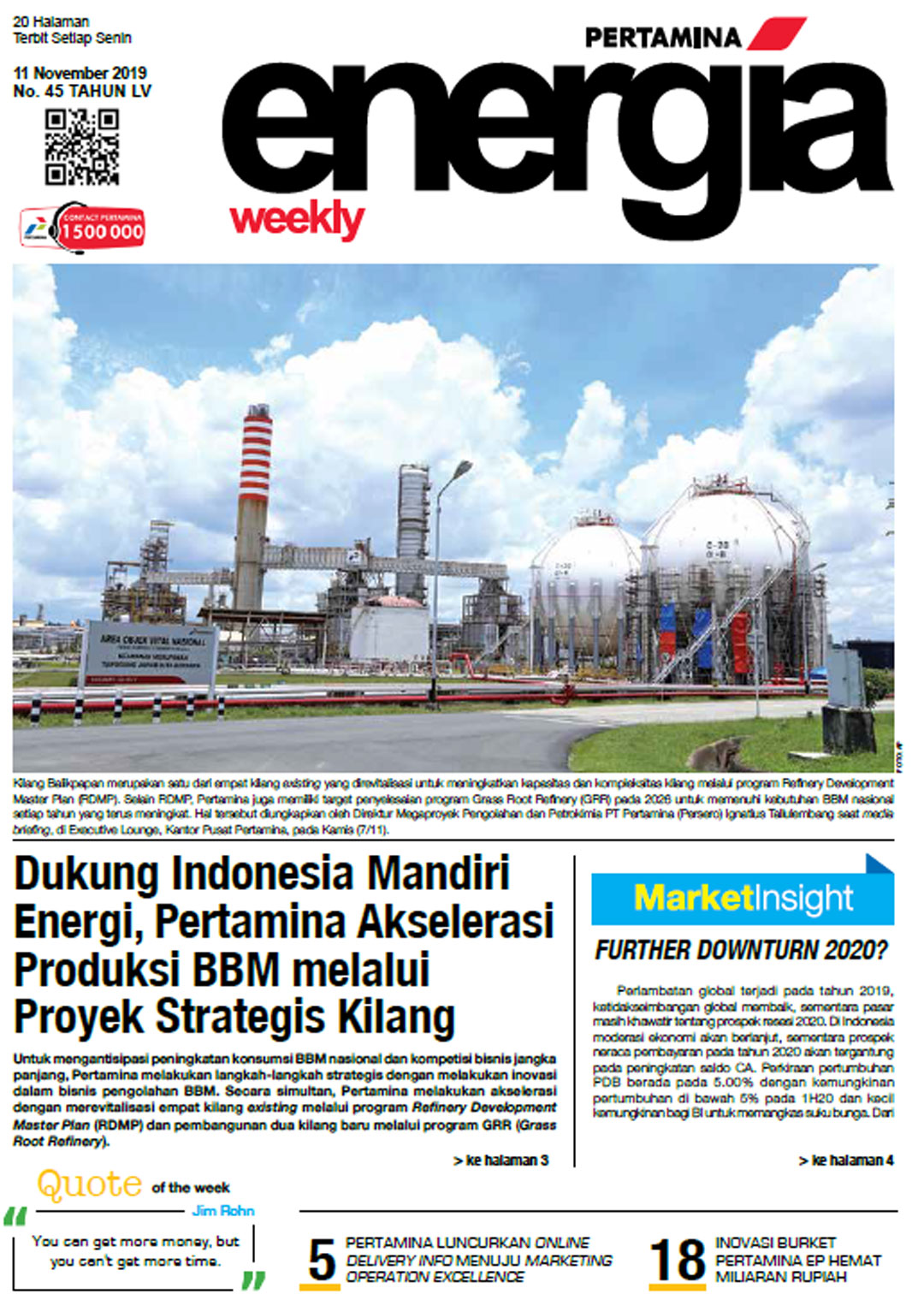 Energia Weekly 2nd Week of November 2019