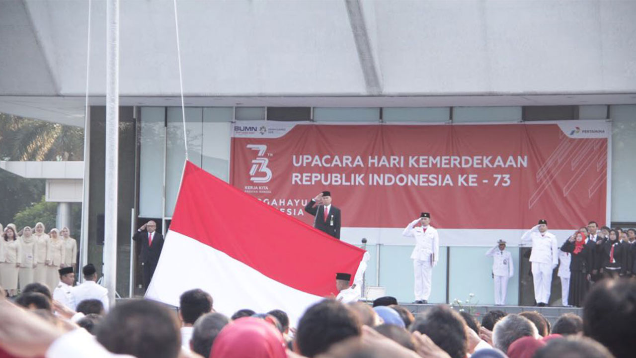 HUT Ke 73 Kemerdekaan Indonesia Kerja Kita Prestasi Bangsa PT