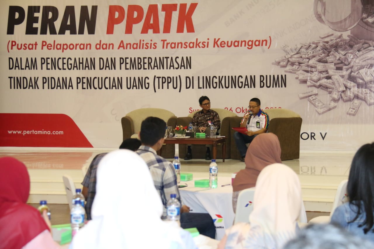 Pertamina Mor V Tingkatkan Awareness Pekerja Untuk Tangkal Pencucian Uang Pertamina